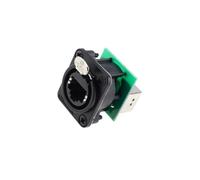 NE8FDP-B Femelle Embrayage etherCON PIN : 8 Cat : 5e blindé plaqué or NEUTRIK