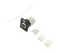 NE8FDX-Y6 D-SHAPE CAT6A PANEL CONNECTOR SHIELDED IDC TERMINAISON R NEUTRIK