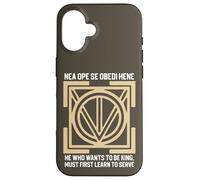 NEA OPE SE OBEDI HENE Si tu Veux être Roi, sois Humble Coque pour iPhone 16
