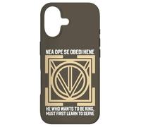 NEA OPE SE OBEDI HENE Si tu Veux être Roi, sois Humble Coque pour iPhone 17