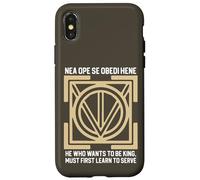 NEA OPE SE OBEDI HENE Si tu Veux être Roi, sois Humble Coque pour iPhone X/XS