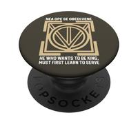 NEA OPE SE OBEDI HENE Si tu Veux être Roi, sois Humble PopSockets PopGrip Adhésif