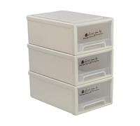 Neadas Boite Caisse Rangement Empilables pour Bureau, Lot de 3