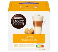 NEAFE DOLE GSTO - Café au Lait Crémeux Latte Macchiato, Capsules Intenses pour Pause Gourmande (16 pcs) - Le lot de 3