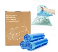 Neakasa Lot de 48 sacs de recharge XXL pour poubelle à litière pour chat, contrôle des odeurs EVOH à 7 couches avec bonne fonction d'étanchéité, pour jusqu'à 12 mois d'approvisionnement