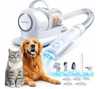 Neakasa P1 Pro Brosse Chat, Brosse Chien, Tondeuse professionnelle pour chats et chiens, Aspirateur de poils 13000 Pa, Silencieuse 52 dB, 5 Outils de toilettage pour poils courts, longs et épais