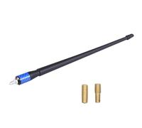 Neamou Antenne radio pour camion, antenne de voiture de remplacement - Amplificateur de signal AM/FM 24 V avec fonction de réception puissante - Remplacement d'antenne portable en alliage d'aluminium,