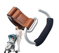 Neamou Cintre de poussette, crochet de maman | Cintre de sac de poussette robuste | Sangles de poussette polyvalentes, accessoires de poussette pour le jogging, la marche, le shopping, convient aux