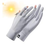 Neamou Gants de Protection UV,Gants UV | Gants Anti-UV UPF 50+ pour écran Tactile | Gants d'été antidérapants lavables en Machine pour la randonnée à vélo