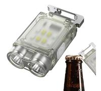 Neamou lampe de poche porte-clés, ouvre-bouteille de lampe de poche porte-clés | Lumière LED porte-clés à double lumière avec 6 modes - Ouvre-bouteille , porte-clés lumineux pratique pour