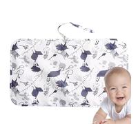 Neamou Matelas à langer, matelas à langer, Matelas à langer portable imperméable pour sac à couches, Utilisation en voyage et en extérieur, matelas à langer lavable en machine avec station à langer