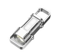 Neamou Mini lampe de poche porte-clés super lumineuse 1200 lm, alimentée par piles, résistante à l'eau, petite lampe de poche légère pour coupure d'énergie, camping, promenade du chien, cadeau pour