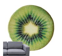 Neamou Oreiller Citron, Coussin de Sol pour Tout-Petits,Oreillers Ronds en Peluche Douce aux Fruits - Coussins de siège pastèque Citron Orange Kiwi, oreillers de canapé pour la Maison, canapé