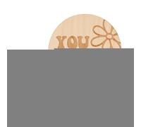 Neamou Panneau You Grow Girl, ornement You Grow Girl, Panneau de bois motivationnel, Petite marguerite fleur Boho Girl Room Decor Sign, Ornement de bureau floral, Décor de chambre Boho pour la maison,
