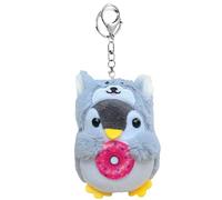 Neamou Porte-clés Fantaisie avec Jouet en Peluche Pingouins, Porte-clés Mignon en Peluche Cadeaux pour Filles Femmes, Porte-clés en Forme d'animaux en Peluche pour Sacs À Main Et Sacs À Bandoulière