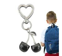 Neamou Porte-clés | Porte-clés pour femme | Sac à main à la mode pendentif sac à dos, porte-clés femme pour voyage, voyage, voyage, anniversaire, Noël, Noir , Refer to description