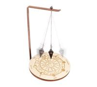 Neamou Porte-Pendule,Présentoir à Pendule de Phase de Lune avec Plateau | Présentoir à Pendule en Cristal, Phase de Lune, Fournitures Wiccan, étagère à encens pour Organisateur de Cadeaux de sorcière