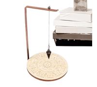 Neamou Porte-Pendule | Support d’Affichage en Cristal Pendule,Présentoir à Pendule en Cristal, Phase de Lune, Fournitures Wiccan, étagère à encens pour Organisateur de Cadeaux de sorcière, Col RS à