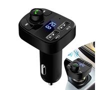 Neamou Récepteur d'adaptateur de Voiture Radio sans Fil, émetteur d'adaptateur de Voiture | Adaptateur Radio sans Fil pour émetteur FM,Kit Adaptateur Radio sans Fil Mains Libres pour Voiture