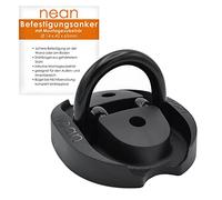 nean Ancre de fixation pour mur et sol avec matériel de fixation Ø 14 mm Noir