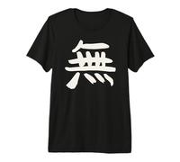 Neant/Zero (WU) Chinois - Caractère Encre 2 T-Shirt Haut de Gamme