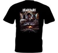 Near Dark T Shirt Movie Lance Henriksen Bill Paxton Men's Tops Men's Breathable Cotton Crew Neck Plain Tees Black XL
