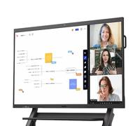 NearHub S65 PRO Tableau blanc interactif 4K 65" 16 + 128 Go : Win11 avec caméra 4K, 8 microns, casting et collaboration à distance Tableau blanc intelligent pour l'enseignement et les affaires (avec