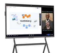 NearHub Tableau blanc intelligent 4K alimenté par l'IA - Tableau intelligent numérique tout-en-un avec caméra/microphone/haut-parleur - Pour une collaboration en temps réel dans la salle de classe