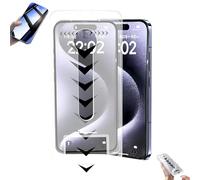 Nearly as Invisible Screen Protector, 2025 New Invisible Screen Protector -Fingerprint-Proof Dust Free without Bubbles,Smooth Touch For iPhone 16/15/14/13/12 Pro Max (HD,For iPhone 15ProMax)