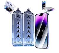 Nearly as Invisible Screen Protector, Invisible Screen Protector -Fingerprint-Proof Dust Free without Bubbles, Durable Screens Armor for iPhone 16/15/14/13/12 Pro Max (Privacy,for iPhone 15Pro)