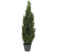 Nearly Natural Arbre Artificiel, Polyester, cèdre, 1,2 m