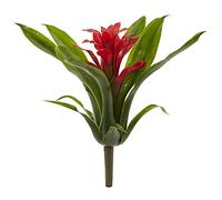 NearlyNatural Presque Naturel 25,4 cm Bromeliad Fleur Artificielle Tige, Lot de 6