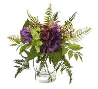 NearlyNatural Presque Naturel Hortensia et Berry, 35,6 cm