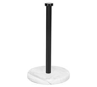 NearMoon Porte-essuie-Tout sur Pied, Support pour Rouleaux Standard ou Grand Format - pour Plan de Travail de Cuisine ou Salle de Bain, avec Base en marbre, Noir Mat