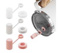 Nearockle 3 ensembles de protection contre les fuites en silicone compatible avec la tasse à paille Yeti Rambler, accessoires pour gobelets (multicolore)