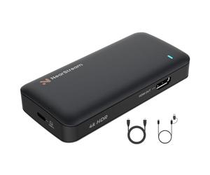 NearStream Carte De Capture Vidéo Hdmi, Pass-Through 4K60 HDR10, Capturer en 4K60,Carte d'acquisition Compatible avec Switch/PC/MAC/PS4/PS5/Xbox Series X, Entrée/Sortie HDMI 2.0 et USB-C 3.1