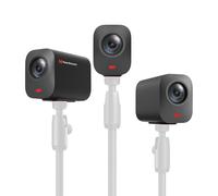 NearStream Lot de 3 Caméra de Streaming 2K, Webcam avec Zoom Hybride 40x, 8 Micros MEMS à Réduction de Bruit, Batterie 6H, pour Youtube/Twitch/Facebook/RTMP, Contrôle par App