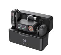 NearStream Micro-Cravate sans Fil pour iPhone/Android/Caméra/PC, 3 Modes Audio (Mono, Stéréo, Piste de Sécurité), Réduction IA, 48kHz/24-bit, Batterie 54H (AWM28T)