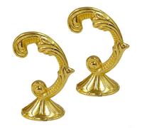 Neatartmore Crochets muraux en alliage de zinc pour la maison et la cuisine | Lot de 2 cintres robustes et décoratifs pour chapeaux, clés, serviettes et rideaux, organiseur vintage en métal avec