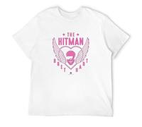 NeatDady The Hitman Bret Hart 1 Color Skull T-Shirt Funny Black Vintage Gift Men White 3XL