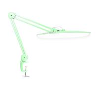 Neatfi XL Lampe de Bureau LED 24W 2200 Lumens - Éclairage de Travail Sans Ombre | Variateur à 4 Niveaux | Bureau à Domicile et Loisirs Créatifs | Tête Large de 51 cm (Vert Minuit, Non-CCT avec pince)