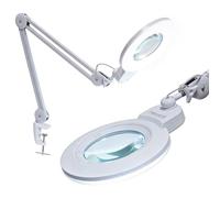 Neatfi XL Lampe Loupe LED Bifocale (Blanc, Lentille de 18 cm)