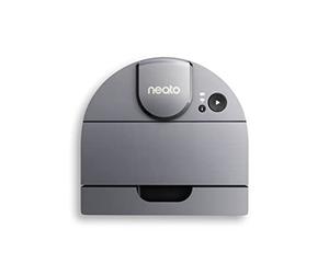 Neato Robotics D10 - Robot Aspirateur Intelligent - Navigation Laser - autonomie de 300 Min - bac de 700ML - Nettoyage par Zone - Filtre HEPA - Idéal Contre Les allergènes