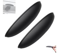 Neattidyly Rear View Backup Camera Cover, Anti-Rain Cover for Reversing Cameras, Easy to Install, Silicone Rain-Resistant Camera Protection for All Kinds of Cars (Black*2)