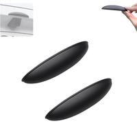 Neattidyly Rear View Backup Camera Cover, Easy to Install, Anti-Rain Cover for Reversing Cameras, Silicone Rain-Resistant Camera Protection for All Kinds of Cars, No Falling (Black*2Pcs)