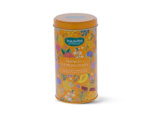 Neavita Infusion Mango et Lemongrass dans un pot orange Tropical Detox