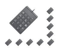 NeaxgeandX Lot de 10 pavés numériques G3 USB filaires pour comptabilité financière - Sensation mécanique - Clavier pour PC de bureau