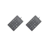NeaxgeandX Lot de 2 pavés numériques G3 USB filaires pour comptabilité financière - Sensation mécanique - Clavier pour PC de bureau