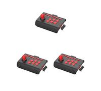 NeaxgeandX Lot de 3 Joysticks de Jeu Arcade Rocker 13 Boutons pour Console de Jeu Smartphones Ordinateur Noir Rouge 14.5x7x11.5cm