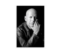 NeBaln Bruce Willis Star Poster décoratif à suspendre pour chambre à coucher 20 x 30 cm